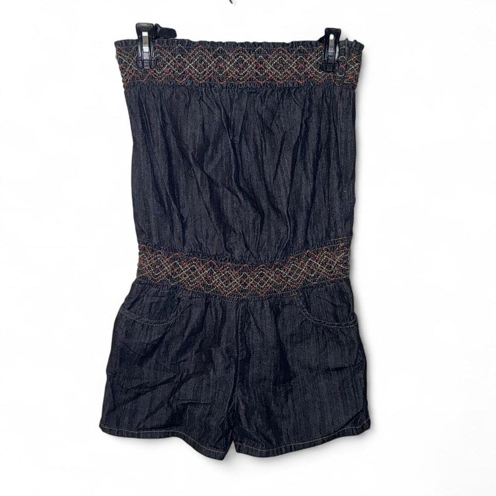 Vintage squeeze jeans denim romper